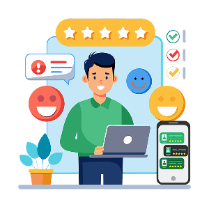 Customer centric approach illustration
